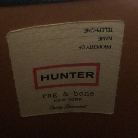 Hunter X Rag & Bone black rubber rain boots - Picture 8 of 8